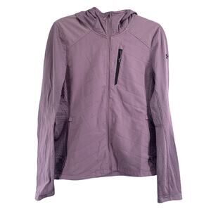 Women's Under Armour COLDGEAR REACTOR EXERT JACKET Size Medium Lilac